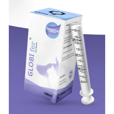 GLOBIfer Iron Boost 100 ml – supliment lichid pentru câini și pisici cu anemie